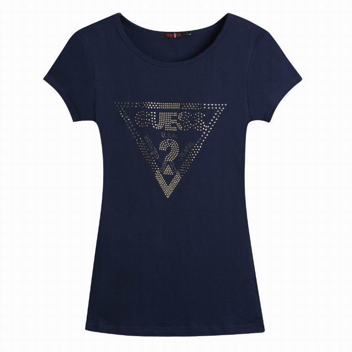Guess short round collar T woman S-XL-013